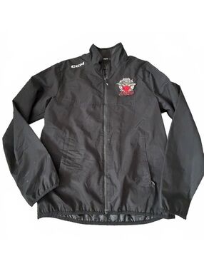 CCM Bakersfield Condors Hockey Full Zip Black Team Jacket Youth Medium